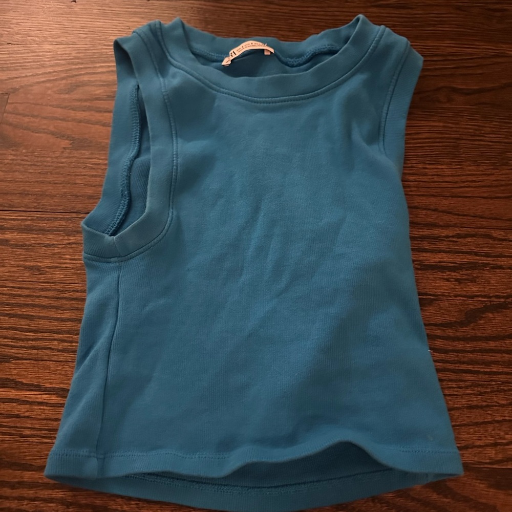 Zara blue tank top